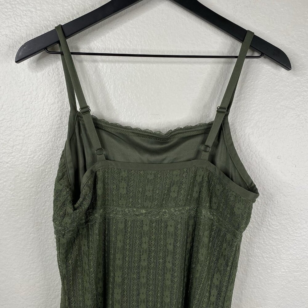No Boundaries Dress Women's Babydoll Empire Waist Green Sz M Asymmetrical Fairy - Picture 7 of 13